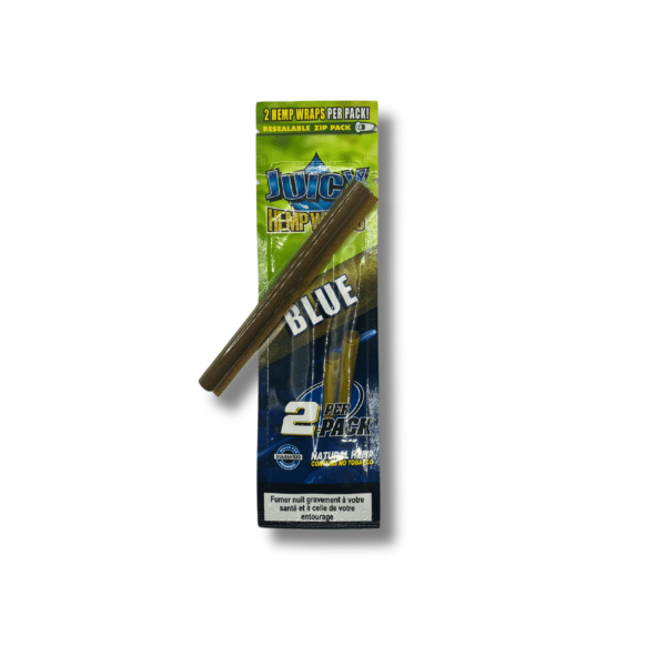 feuilles juicy hemp wraps blue