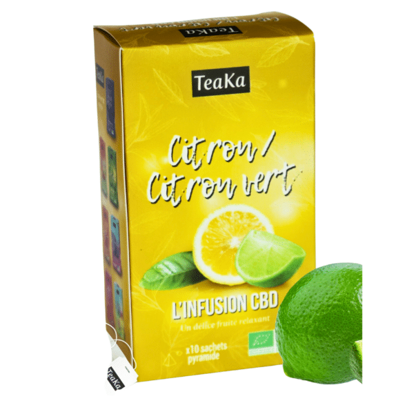 infusion sachet citron:citron vert