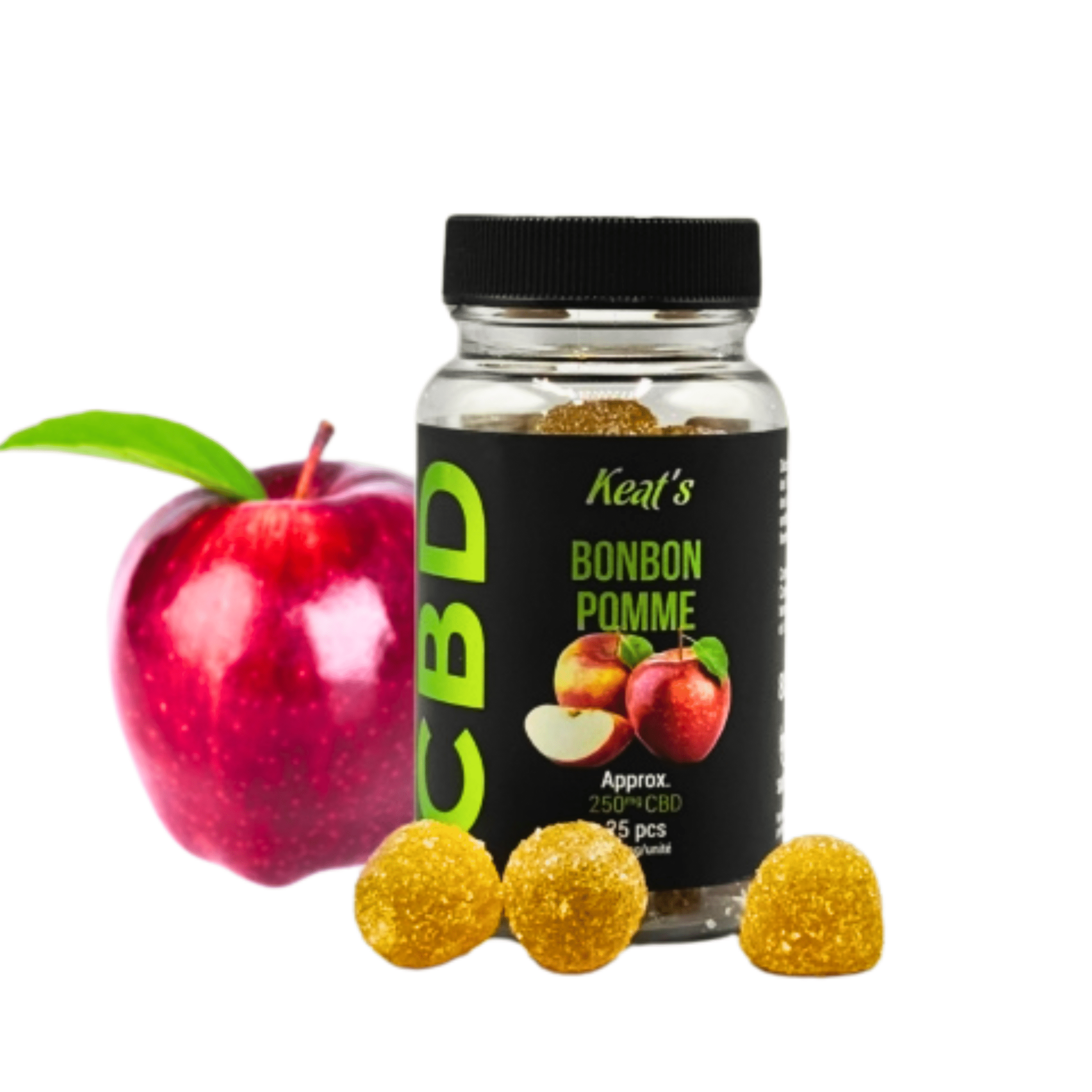 bonbons cbd pomme